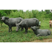 Escultura moderne moderne pour animaux de cuivre célèbre pour décoration extérieure